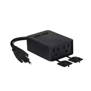 Wyze Plug Outdoor, Dual Outlets Energy Monitoring, IP64, 2.4GHz WiFi Smart Plug